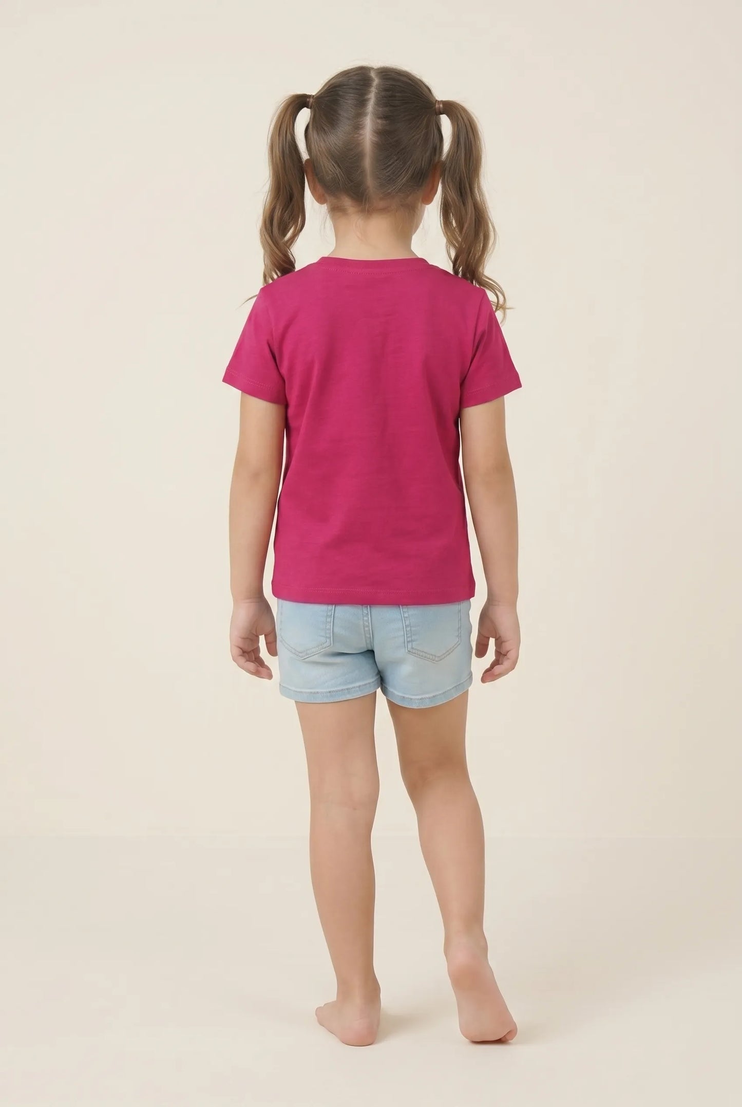 Girl's Cotton Relaxed Fit printed T-Shirt | Kidley