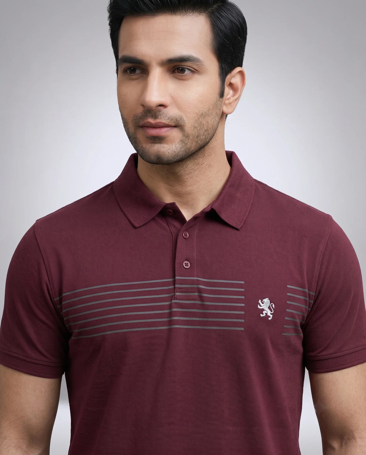 Burgandy Wine cotton mens T-Shirt | Kidley