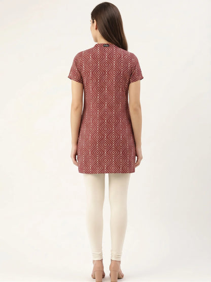 Red soft cotton Kurti for Women's |Kidley