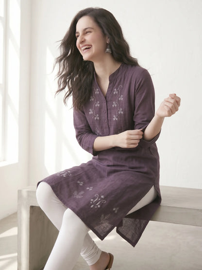 Violet printed Comfortable Cotton | Kidley
