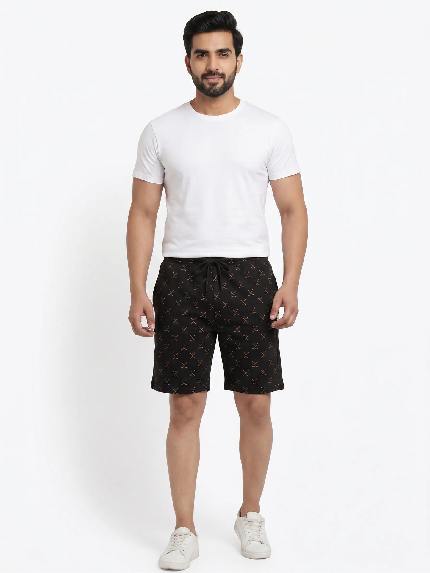 Men's Bermuda Printed Shorts- Kidley