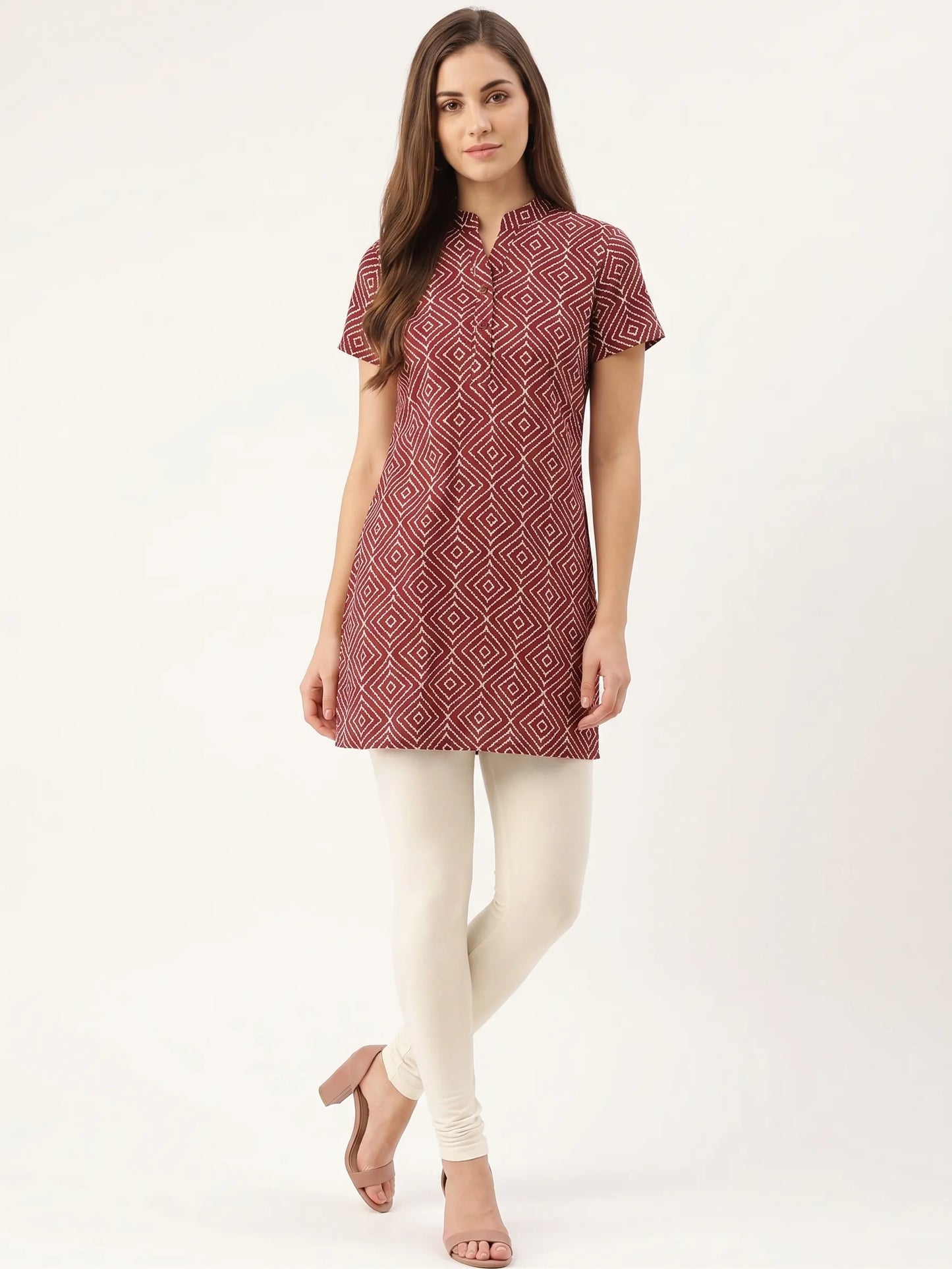 Red soft cotton Kurti for Women's |Kidley
