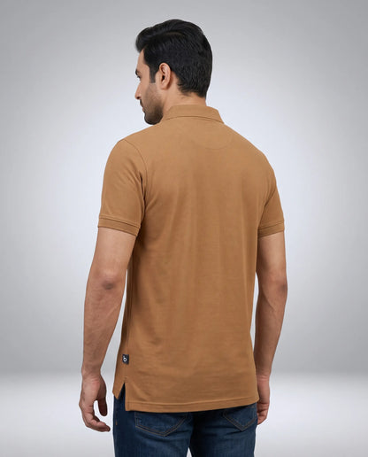 Fawn golden mercerized cotton mens T-Shirt | Kidley