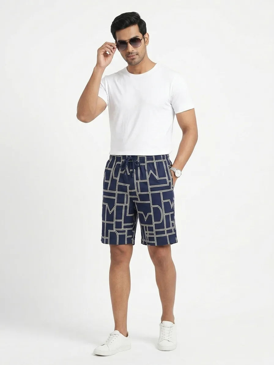 Men's Bermuda Printed Shorts- Kidley