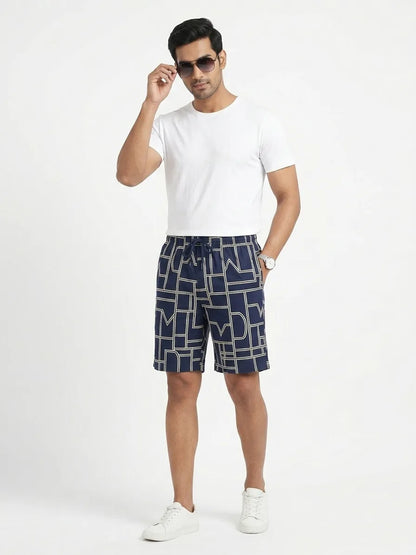 Men's Bermuda Printed Shorts- Kidley
