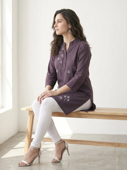 Violet printed Comfortable Cotton | Kidley
