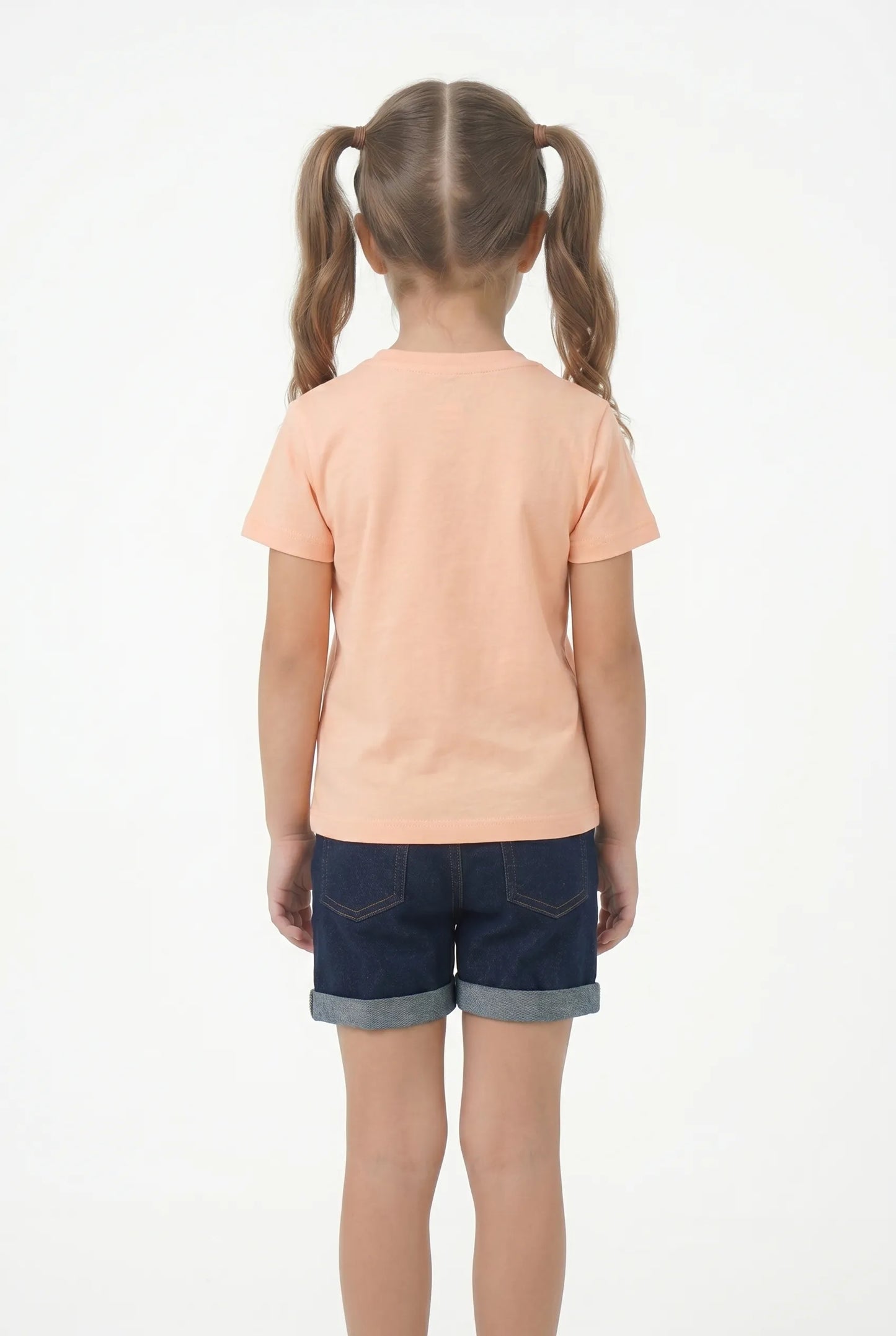 Girl's Cotton Relaxed Fit printed T-Shirt | Kidley