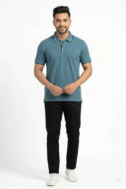 Men’s Polo T‑Shirt  | Stylish & Premium All Day Wear- Kidley